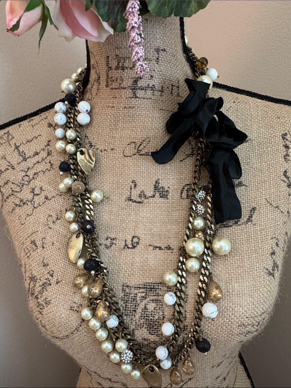 St John Beaded Chain Belt/Necklace